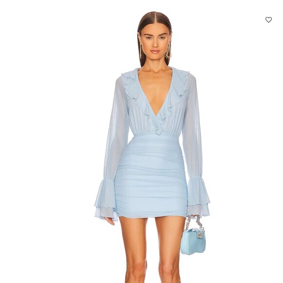 NWT Michael Costello x REVOLVE Mavis Mini Dress - Small - Picture 1 of 5